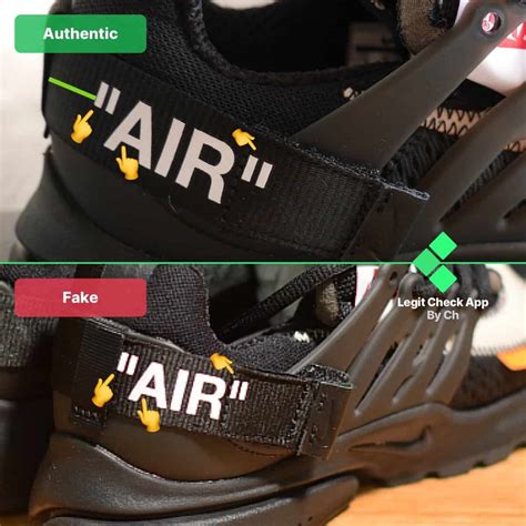 how to spot fake nike air presto off white|air presto off white black.